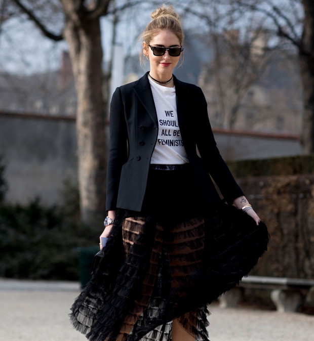 Street fashion: Paris Fashion Week haute couture wiosna 2017