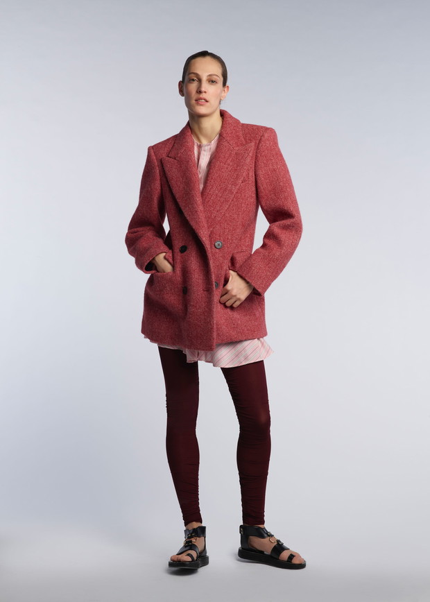Czerwony żakiet Isabel Marant Pre-Fall 2017