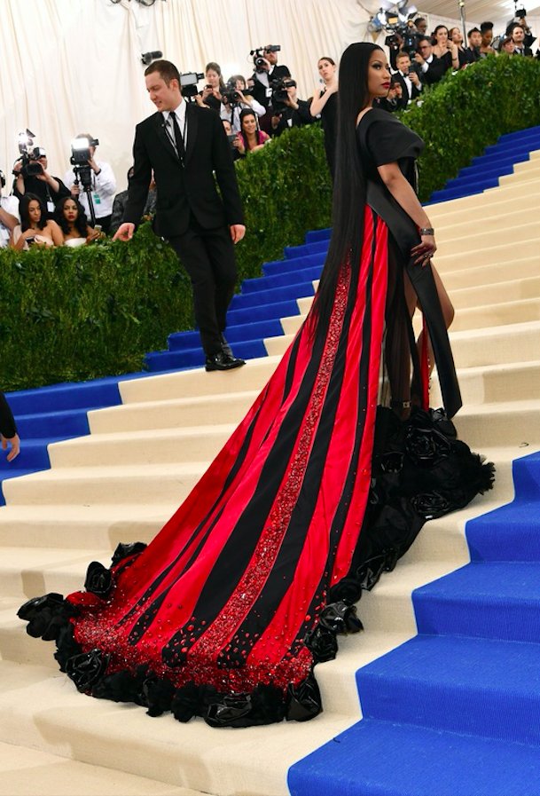 Nicki Minaj- Met Gala 2017, suknia H&M