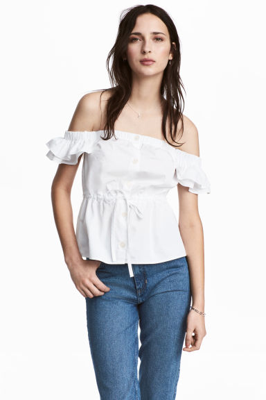 Biała bluzka H&M