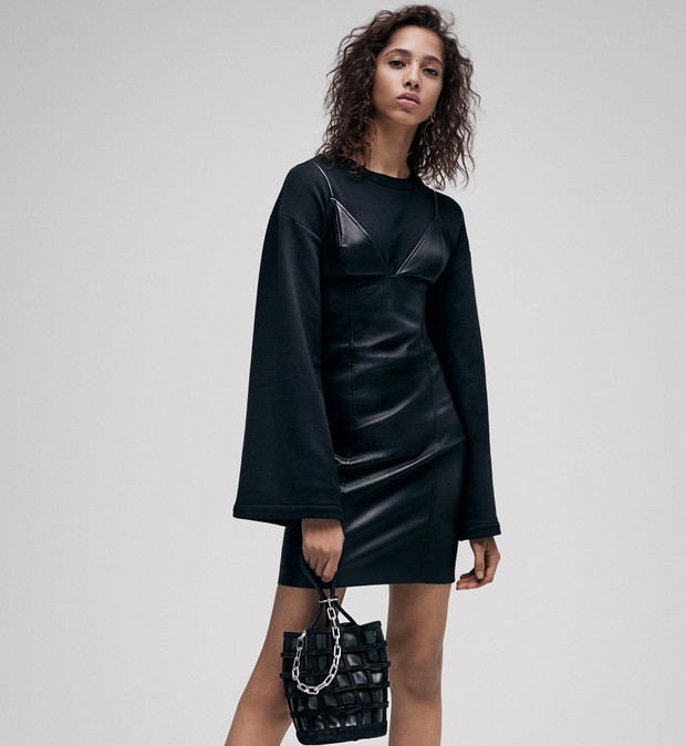 Skórzana sukienka Alexander Wang Pre-Fall 2017