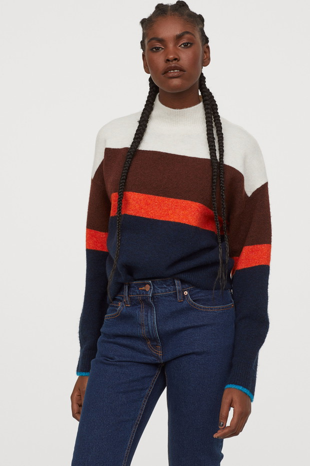 Sweter z półgolfem - H&M, 99,99 pln