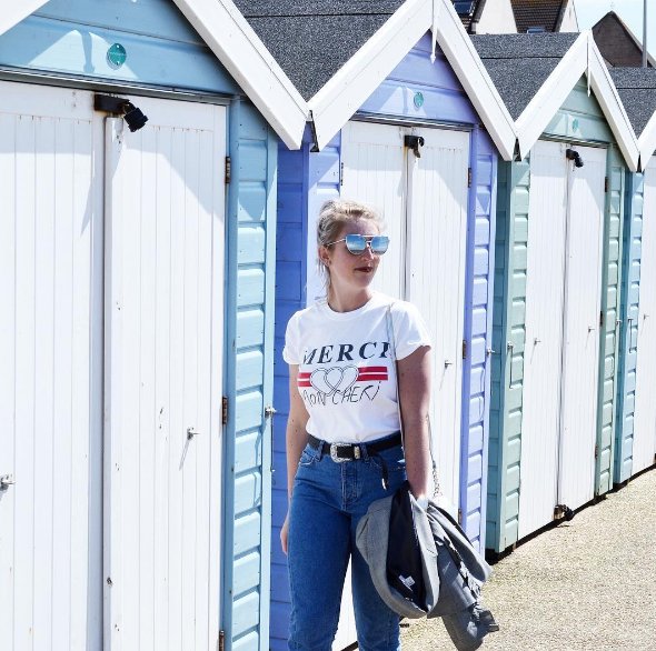 T-shirt Topshop jak Gucci