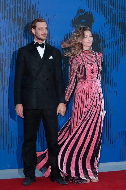 Festiwal Filmowy w Wenecji 2017: Pierre Casiraghi i Beatrice Borromeo na gali Franca Sozzani Award, 1.09.2017, 1