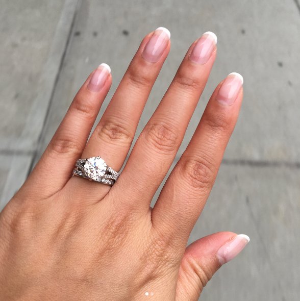 Naturalny manicure na ślub