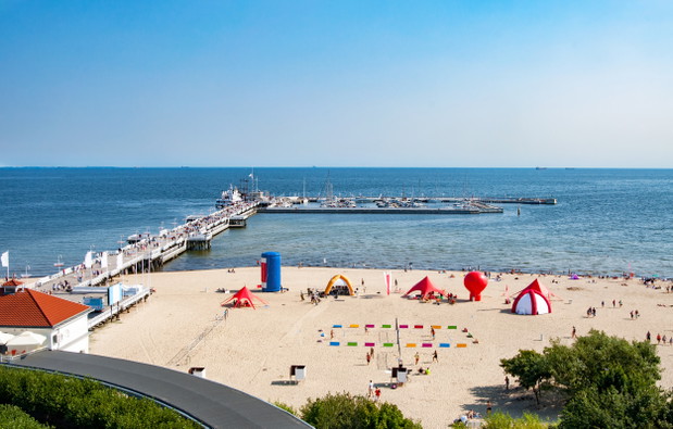 Plaża w Sopocie, fot. Shutterstock
