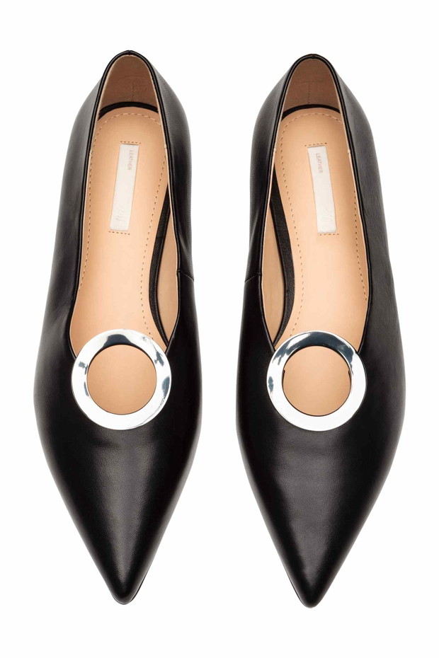 Skórzane buty H&M