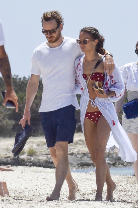 Alicia Vikander i Michael Fassbender na wakacjach w Formentera, 05