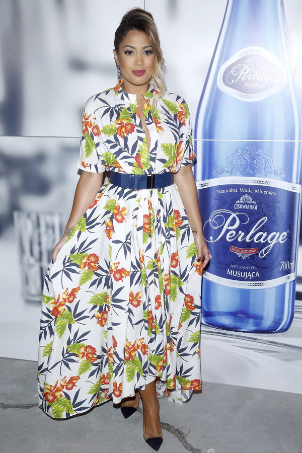 Gwiazdy na pokazie Łukasz Jemioł jesień-zima 2017/2018: Patricia Kazadi