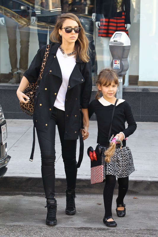 Jessica Alba i Honor Marie Warren, 2013 rok