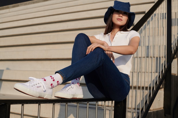Ubrania z kolekcji Calzedonia x Superga