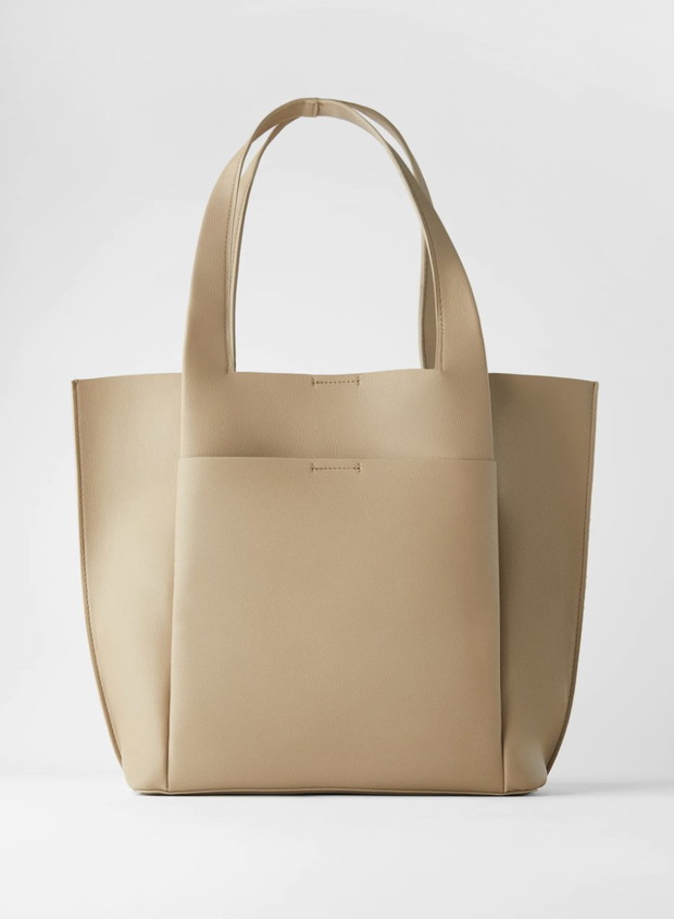 Wyprzedaż Zara 2020: MINIMALISTYCZNA TORBA TYPU SHOPPER 99,90 PLN, teraz 49,90 PLN