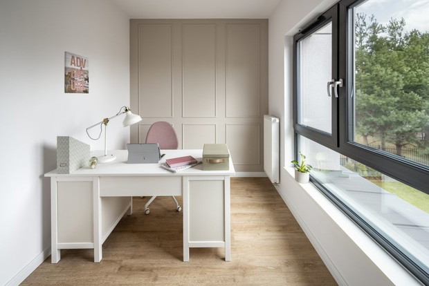 Dom pod Warszawą, projekt: Angelika Front, Katarzyna Fotek, Decoroom, stylizacja: Aleksandra Tefelska