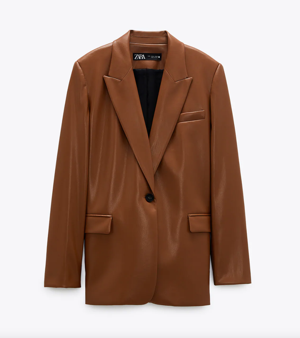 Marynarka skórzana, Zara, 299 zł