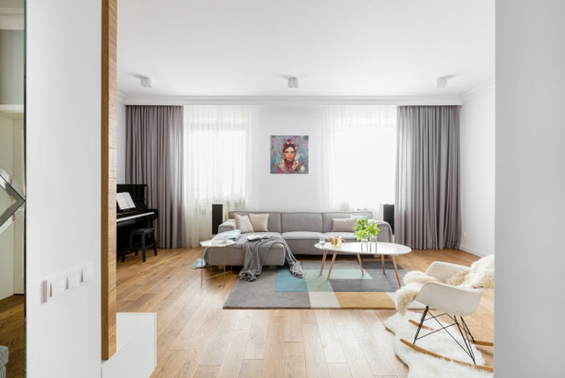 Mieszkanie z klimatycznym piecem kaflowym, projekt: FUGA Architektura Wnętrz
