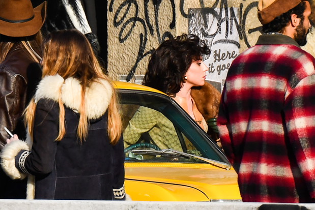 Lady Gaga i Adam Driver na planie ,,House of Gucci