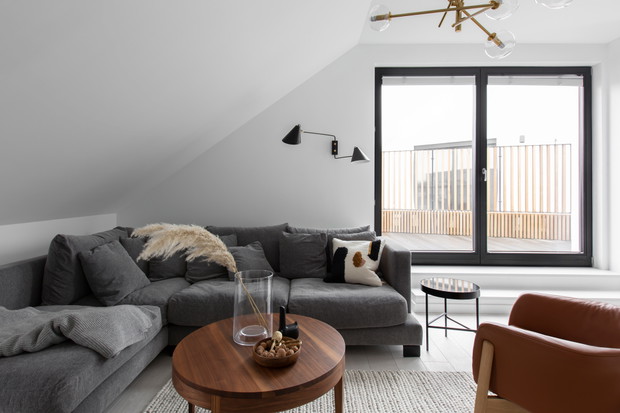 Wakacyjny apartament w Gdańsku, projekt: Roksana Dobrzyńska, Nor studio
