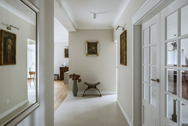 Dom w stylu modern classic, Projekt wnętrza: Małgorzata Bacik, MM Architekci