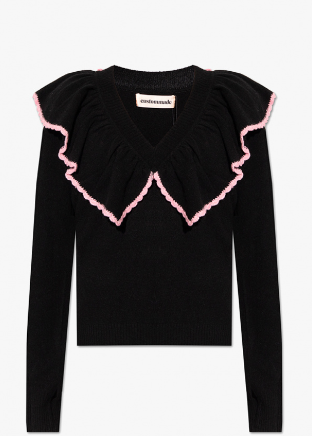 Czarny sweter na zimę, Custommade/Vitkac, 959 zł