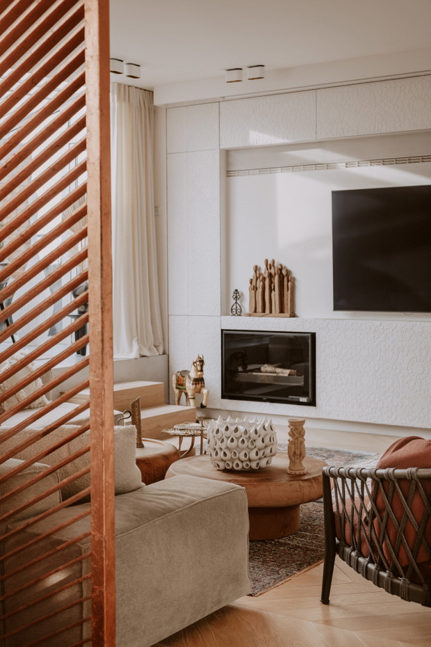 Apartament na Mokotowie, projekt: Bajer Sokół