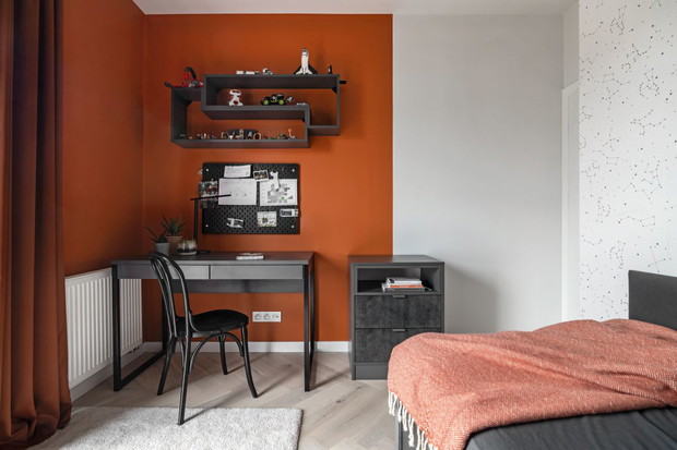 Łagodne pastele w domu prawniczki, projekt wnętrza: Małgorzata Kasperek, architekt wnętrz Decoroom, Projekt kuchni: Katarzyna Fotek, architekt wnętrz Decoroom Kitchen