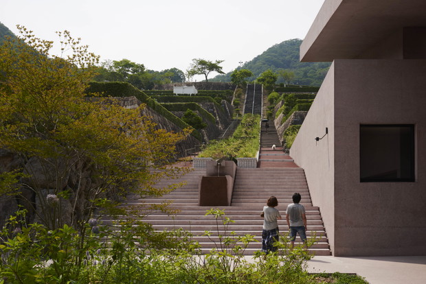 Inagawa Cemetery Chapel and Visitor Center, photo courtesy of Keiko Sasaoka