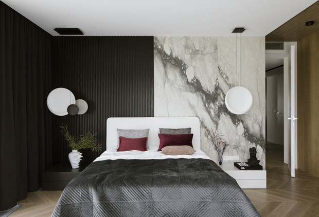 Duży apartament na warszawskim Mokotowie, projekt: MIKOŁAJSKAstudio