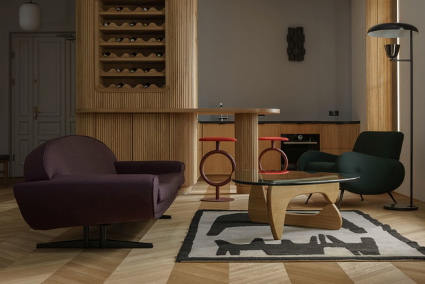 Penthouse na Starej Pradze, projekt: Loft Kolasiński