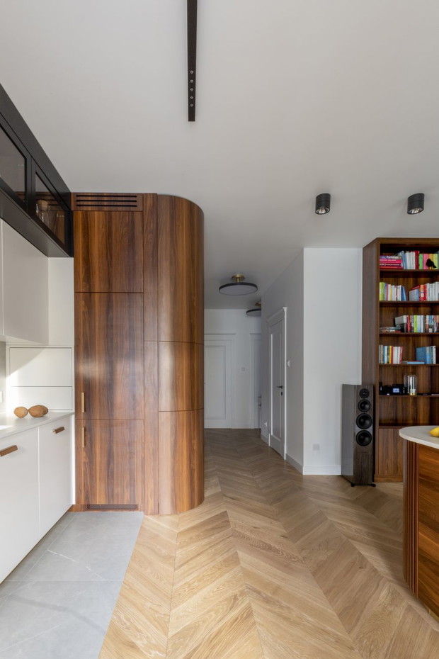 Apartament na Powiślu, projekt: Balicka Design