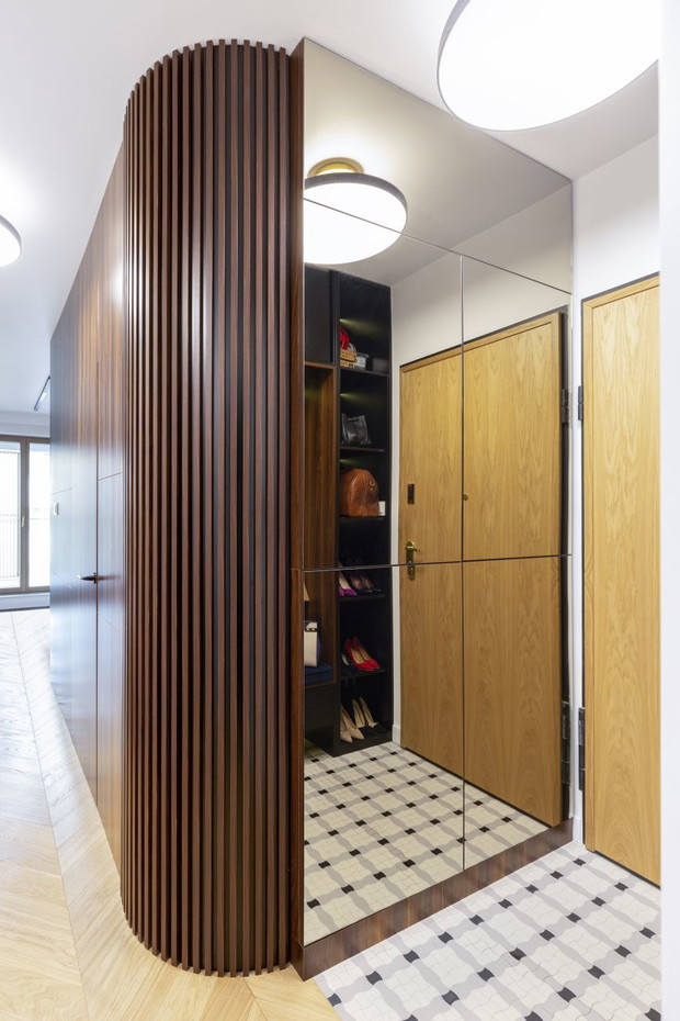 Apartament na Powiślu, projekt: Balicka Design