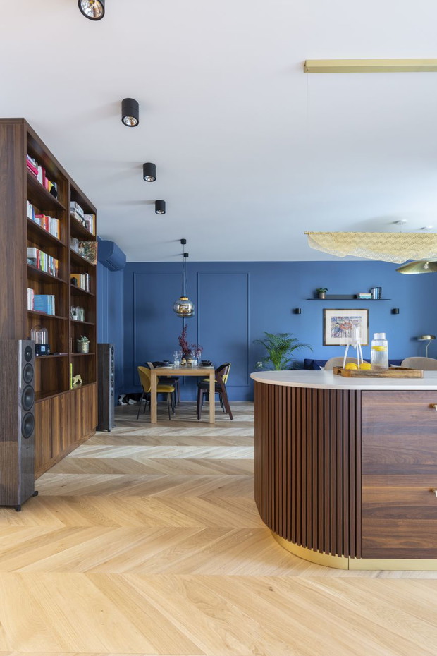 Apartament na Powiślu, projekt: Balicka Design