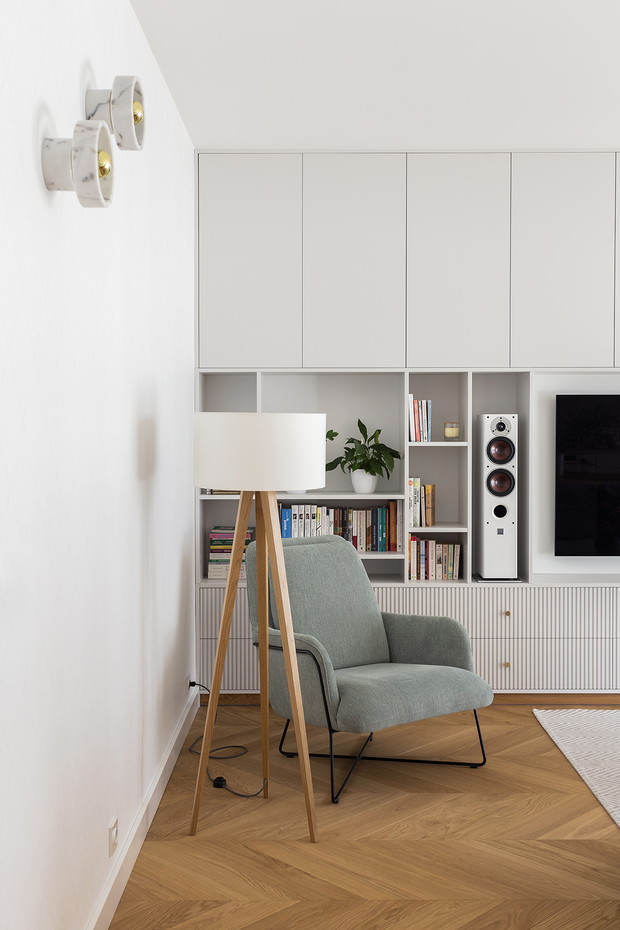 Mieszkanie dla rodziny, projekt: Dominika Wojciechowska z Nidus Interiors