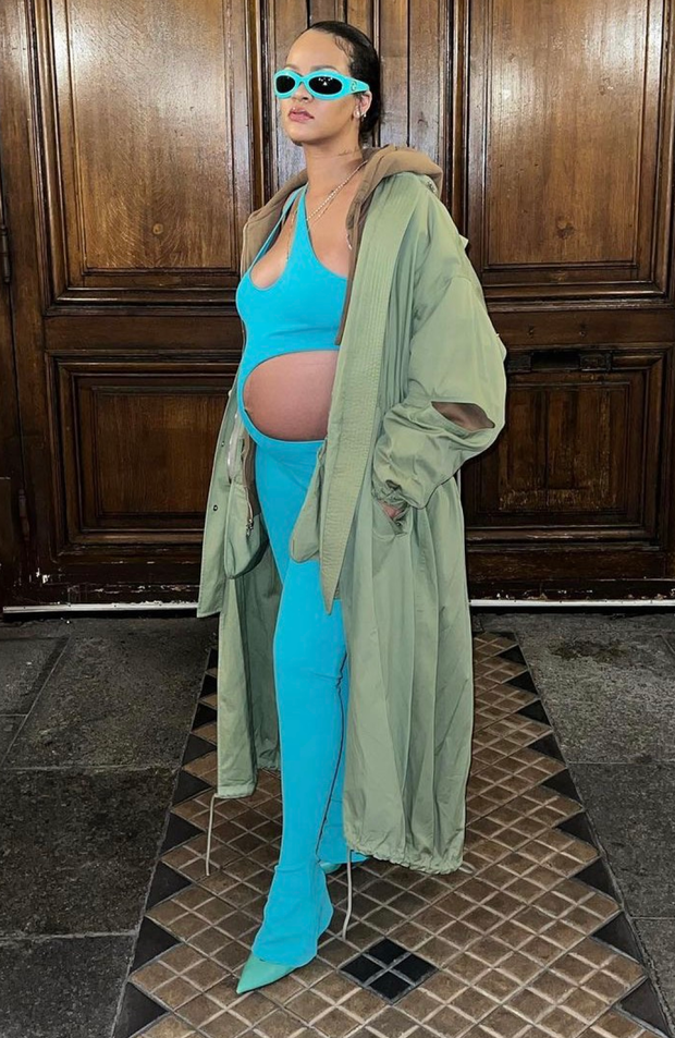 Rihanna w ciąży/ ciążowe stylizacje Riri