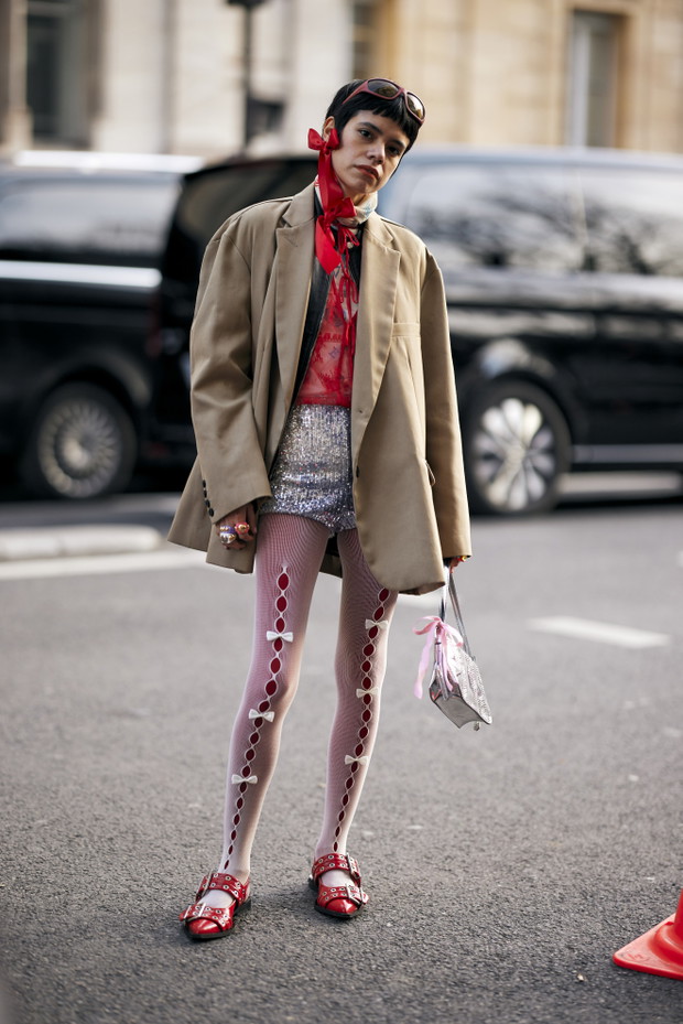 Żakiety i marynarki na ulicach stolic mody street style