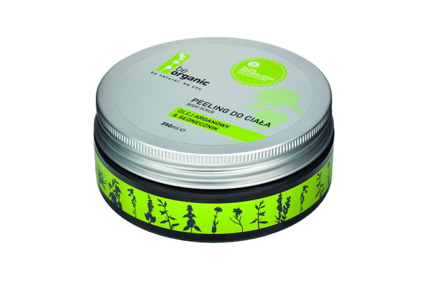 Peeling do ciała Olej arganowy&Słonecznik. Z cukrem trzcinowym i solą mocno złuszcza zrogowaciałe komórki naskórka w niezwykle delikatny sposób. I sprawia, że ciało jest aksamitnie gładkie.