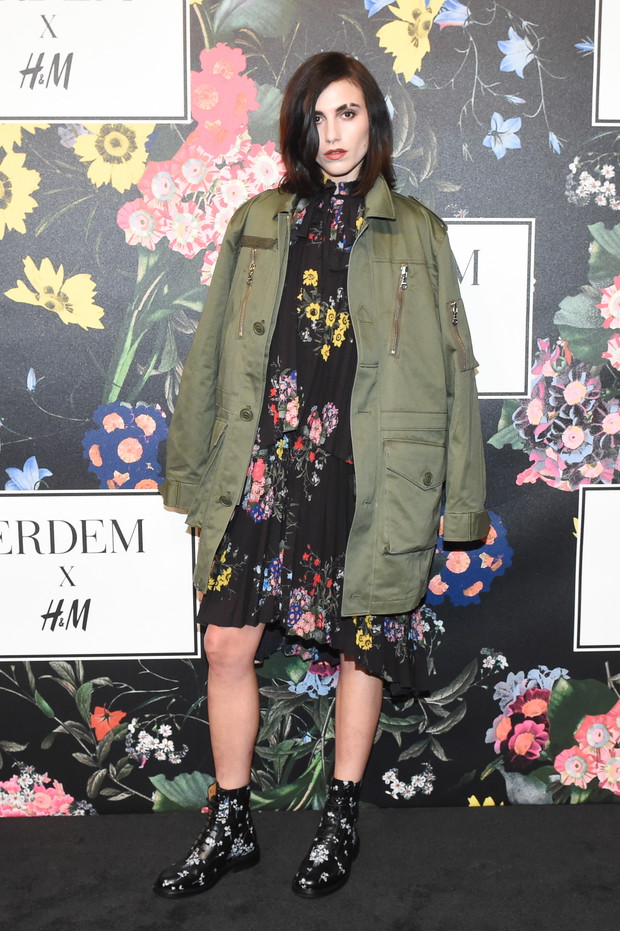 Gwiazdy na pokazie ERDEM x H&M - Langley Fox Hemingway