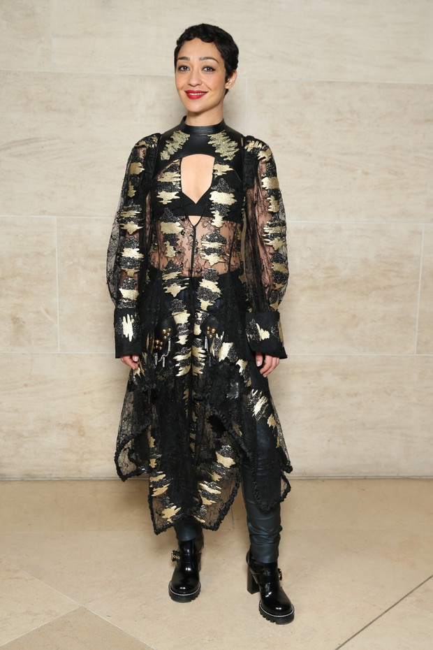 Ruth Negga na pokazie Louis Vuitton wiosna-lato 2018