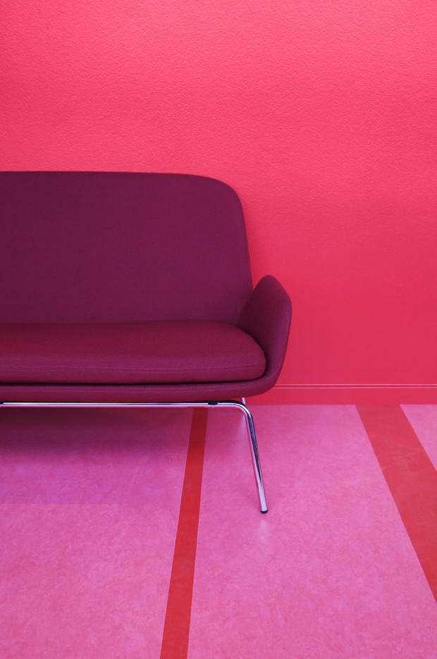 Wnętrza nowej strefy lounge na lotnisku w Kopenhadze