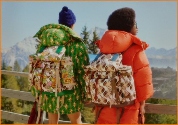 The North Face x Gucci prezentują spektakularne efekty swojej współpracy. Kampania w klimacie lat 70. powstawała w samym sercu Alp