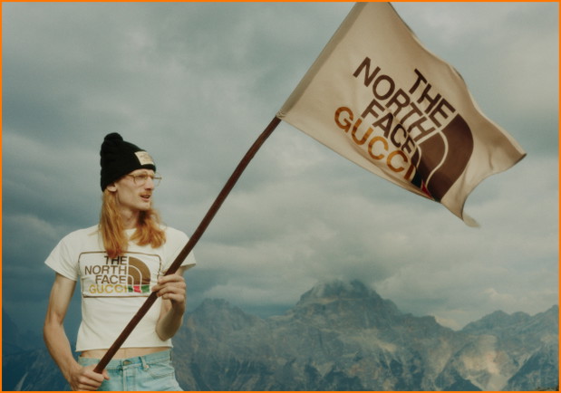 The North Face x Gucci prezentują spektakularne efekty swojej współpracy. Kampania w klimacie lat 70. powstawała w samym sercu Alp