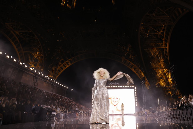 Helen Mirren na pokazie Le Défilé L’Oréal Paris