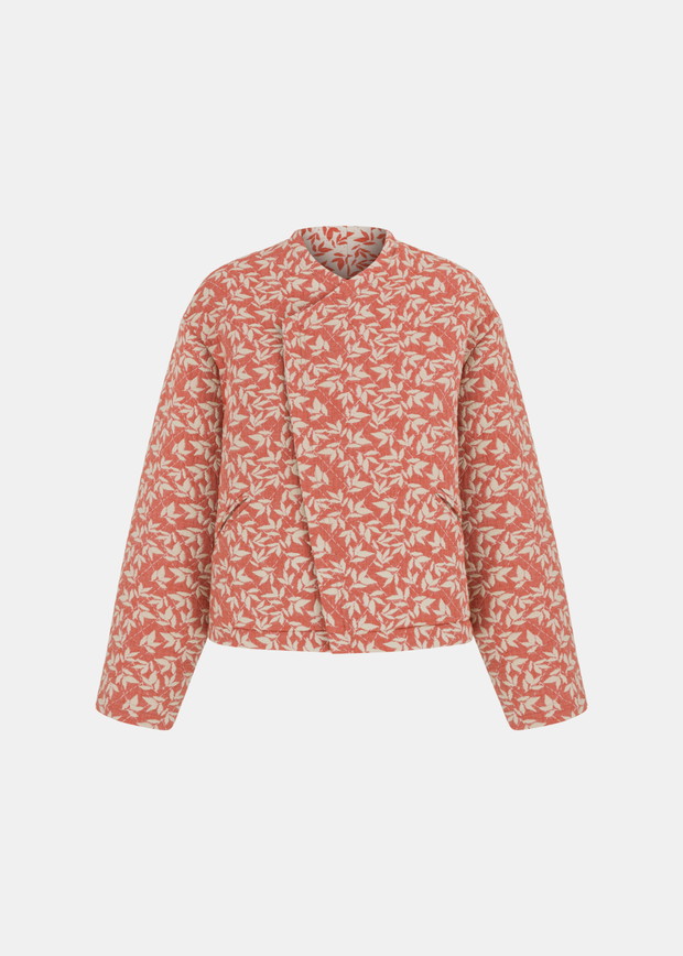 RAE REVERSIBLE JACKET TERRACOTA