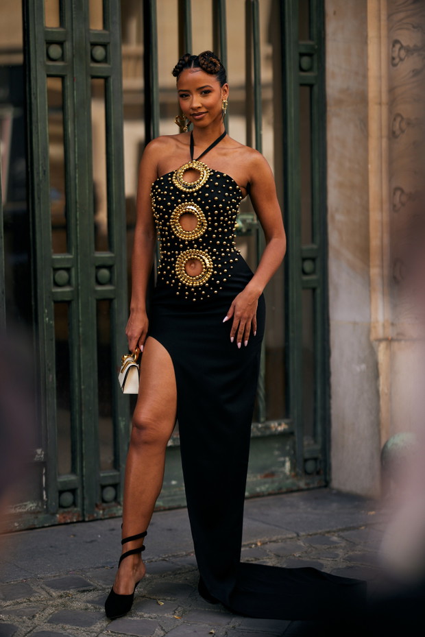 Street fashion Paris Haute Couture week jesień-zima 2024/2025