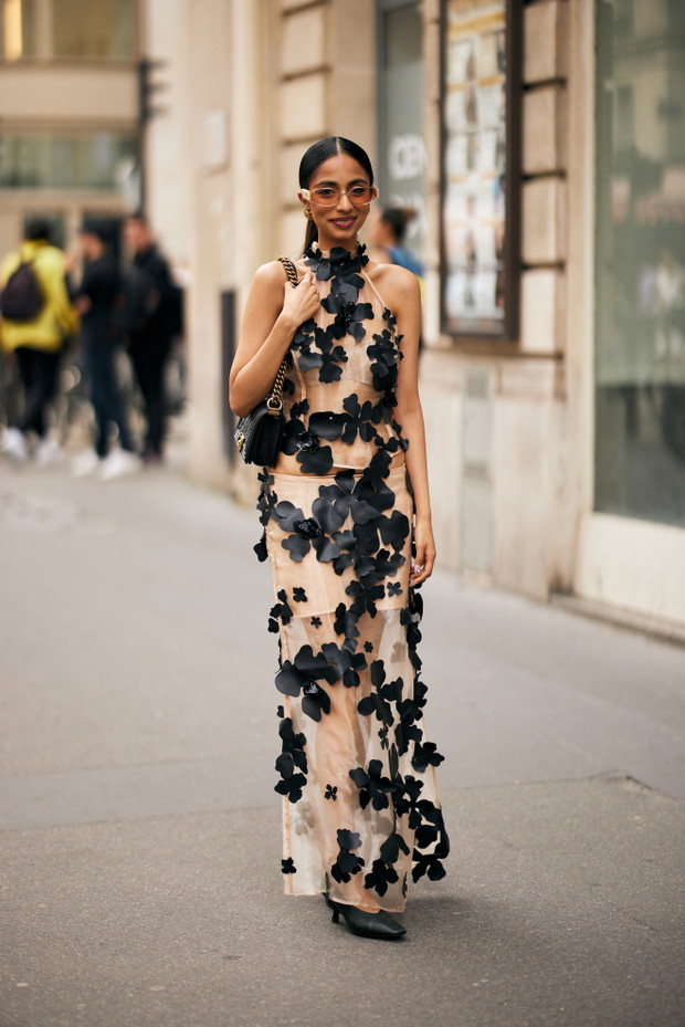 Street fashion Paris Haute Couture week jesień-zima 2024/2025