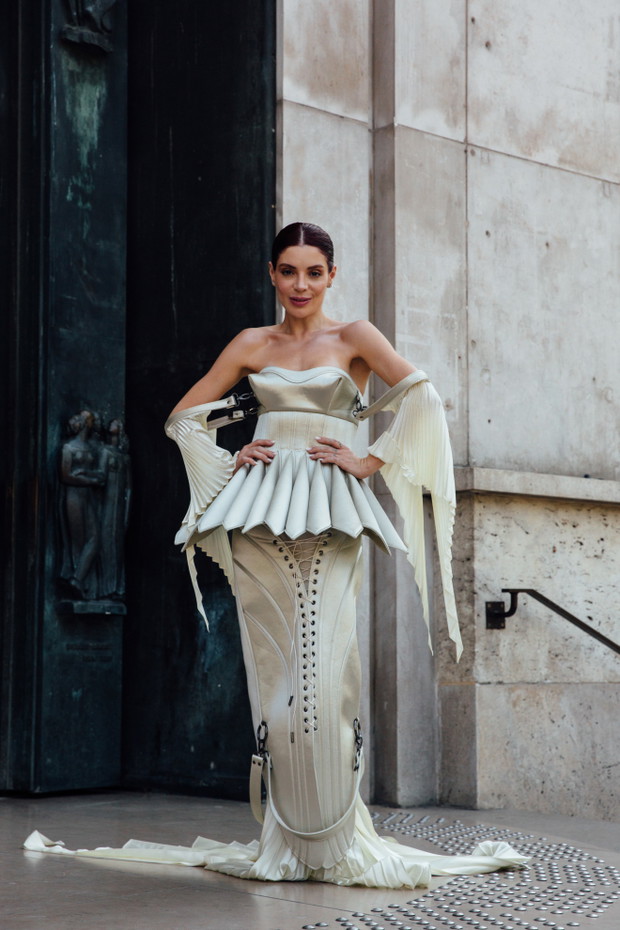 Street fashion Paris Haute Couture week jesień-zima 2024/2025