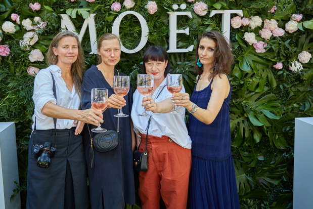 Goście Moet & Chandon - m.in. Lidia Popiel i Ania Halarewicz