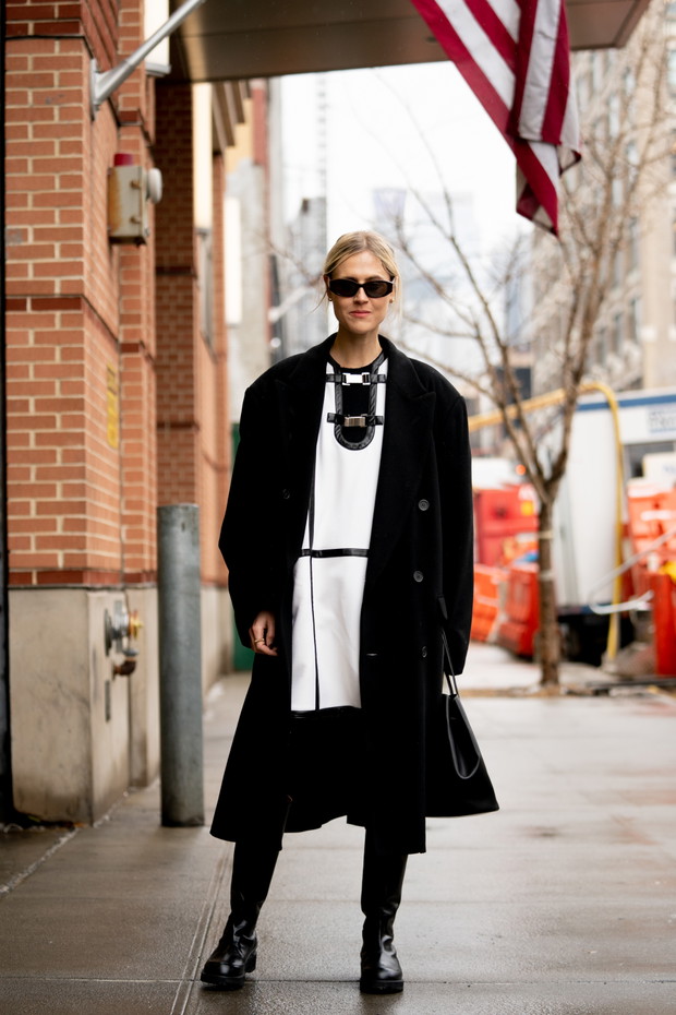 Street fashion: New York Fashion Week. Stylizacje