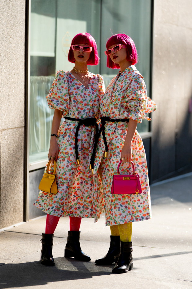 Street fashion: New York Fashion Week. Stylizacje
