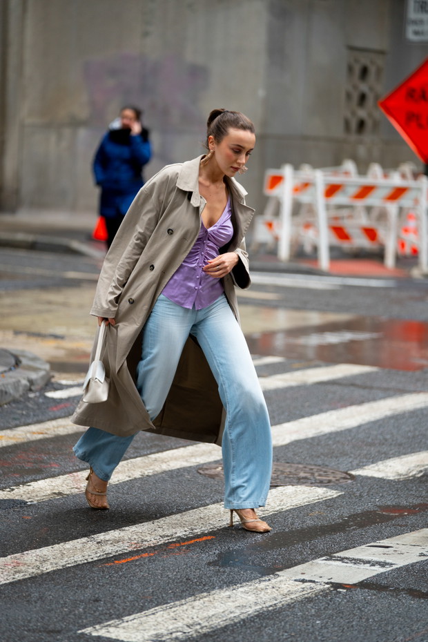 Street fashion: New York Fashion Week. Stylizacje