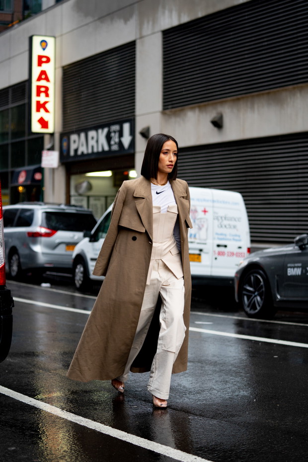 Street fashion: New York Fashion Week. Stylizacje